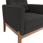 Poltrona Em Linho 418 Brooks Grafite