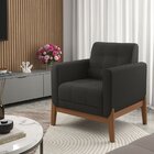 Poltrona Em Linho 418 Brooks Grafite