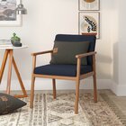 Poltrona Em Linho 518 Up Azul Marinho