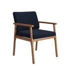 Poltrona Em Linho 518 Up Azul Marinho