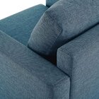 Poltrona Em Linho Antúrio Cabecasa Madeiraoriginals Azul