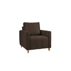 Poltrona Em Suede Amelie Yescasa   Marrom