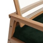 Poltrona Em Veludo 237 Caraiva Verde Musgo