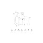 Poltrona Em Veludo Amelie Yescasa Cinza