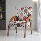 Poltrona Em Veludo Com Apoio Para Os Braços Duda Pinho/passion