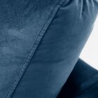 Poltrona Em Veludo Orquídea Cabecasa Madeiraoriginals Azul