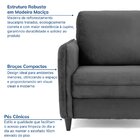 Poltrona Em Veludo Orquídea Cabecasa Madeiraoriginals Cinza