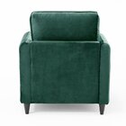 Poltrona Em Veludo Orquídea Cabecasa Madeiraoriginals Verde