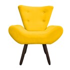 Poltrona Emilia Suede Amarelo