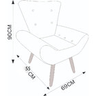 Poltrona Emilia Suede Vermelho