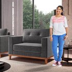 Poltrona Emily Yescasa Linho Black Mix