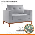 Poltrona Emily Yescasa Linho Light Gray