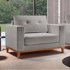 Poltrona Emily Yescasa Linho White Europe