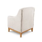 Poltrona Encosto Alto Linho Áquila Nude