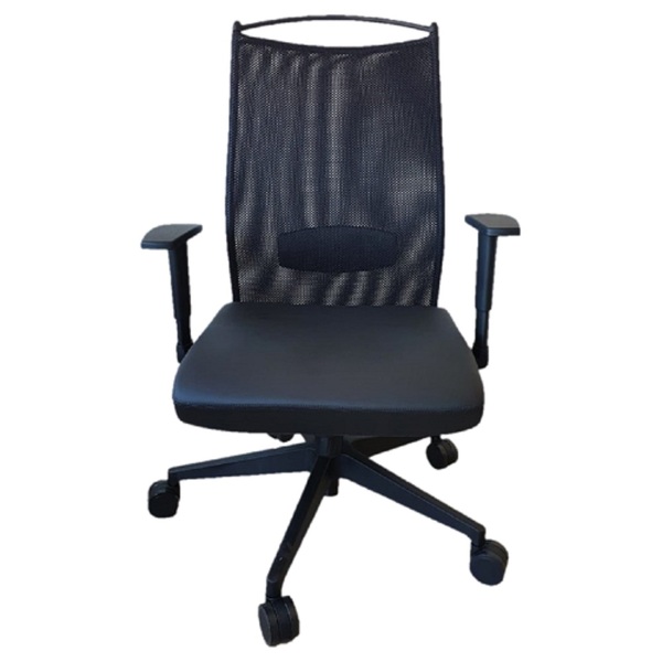 Poltrona Escritório Preta Premium Luxo Conforto Regulável