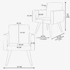 Poltrona Escritório Recepção Courino Preto