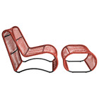 Poltrona Espreguiçadeira Portugal Em Alumínio E Cordão Fibra