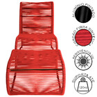 Poltrona Espreguiçadeira Portugal Em Alumínio E Cordão Fibra