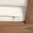 Poltrona Estofada 1 Lugar 93cm Em Madeira Eucalipto Marrom