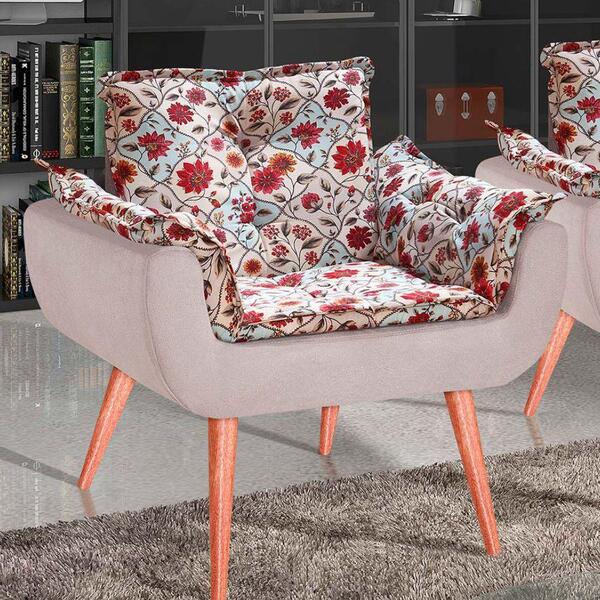 Poltrona Estofada Barcelona Estofamix  Floral 108