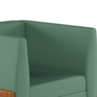 Poltrona Ettore Verde Sage - Tebarrot