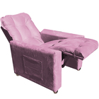 Poltrona Extensão De Cílios Reclinável Fiesta  Rosa