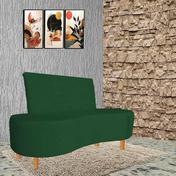 Poltrona Feijão Organico Pes Palito Verde