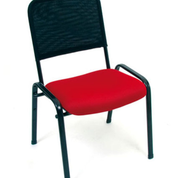 Poltrona Fixa Empilhável  Linha Tela Mesh Hotel Auditório Ver