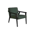 Poltrona Flavia Algodão Verde E Preta