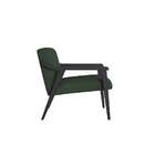 Poltrona Flavia Algodão Verde E Preta