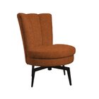 Poltrona Flor Giratória 82cm X 67cm X 65cm Terracota