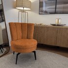 Poltrona Flor Giratória 82cm X 67cm X 65cm Terracota