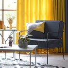 Poltrona Fly Preta Base Metal Tecido Impermeável