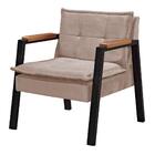 Poltrona Fortaleza Estilo Industrial Cappucino