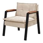 Poltrona Fortaleza Estilo Industrial Palha