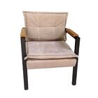 Poltrona Fortaleza Para Decoração Da Sala - Capuccino