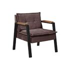 Poltrona Fortaleza Para Decoração Da Sala - Marrom