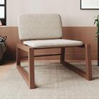 Poltrona Frame Estofada 66 Cm - Corten/crú