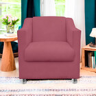 Poltrona Gabi Para Sala E Quarto Suede - Jylcrom - Rose