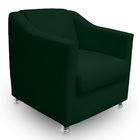 Poltrona Gabi Para Sala E Quarto Suede - Jylcrom - Verde