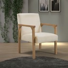 Poltrona Gaia Suede Bege My House