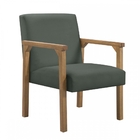 Poltrona Gaia Suede Verde My House