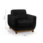 Poltrona Galia Preta