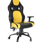 Poltrona Gamer Giratória Linha Gamer Racing Amarelo