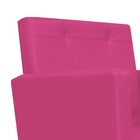 Poltrona Gênesis Base Giratória De Metal Corano Pink - Doce S