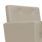 Poltrona Gênesis Pés Palito Mel Corano Bege - Amarena Móveis