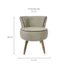 Poltrona Gil Marrom Claro