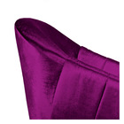 Poltrona Giovana Acetinado Pés Palito Castanho - D'rossi - Ro