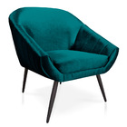 Poltrona Giovana Acetinado Pés Palito De Ferro - D'rossi - Az