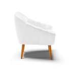 Poltrona Giovana Corano Pés Palito Castanho D03 - D'rossi - B